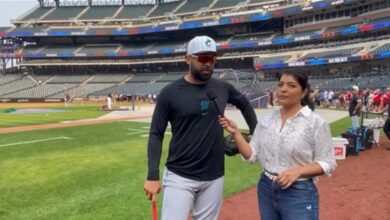 Alí Sánchez conversó con Marxis Lozada en Citi Field