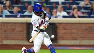 Luisángel Acuña disparó un jonrón en Citi Field