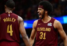 Jarred Allen (derecha) fue figura de Cavaliers de Cleveland