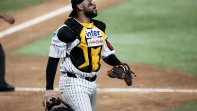 Francisco Arcia jugó esta campaña de la LVBP con Leones del Caracas