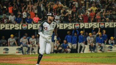 Jackson Chourio juega para Águilas del Zulia en la LVBP