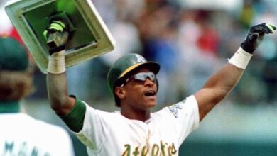 Rickey Henderson fue un ícono de la velocidad