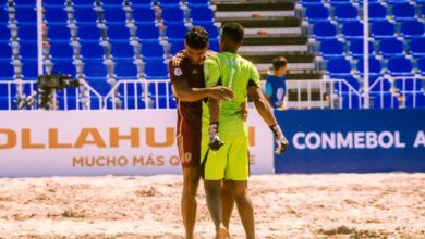 Venezuela celebró su triunfo en el Arena Cavancha