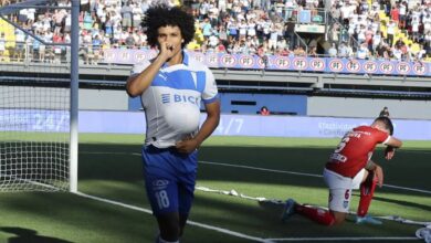 Eduard Bello anotó en el estadio Bicentenario de La Florida