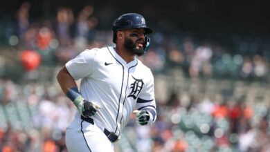 Gleyber Torres disparó un jonrón en el Comerica Park