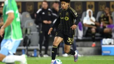 David Martínez jugó para LAFC en la paliza contra Sounders de Seattle