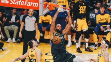 Rudy Gobert se creció contra Lakers de Los Ángeles