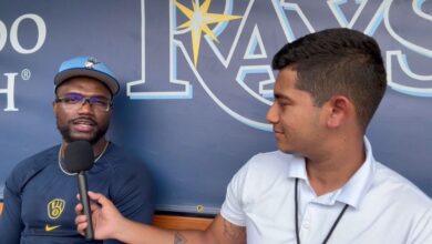 Andruw Monasterio es un utility de Cerveceros de Milwaukee