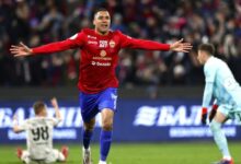 Saúl Guarirapa anotó el gol de la diferencia en el duelo entre CSKA Moscú y Krasnodar
