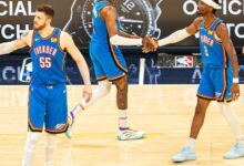Shail Gilegous-Alexander (derecha) fue la clave del lauro del Thunder en el cuarto duelo de la Gran Final