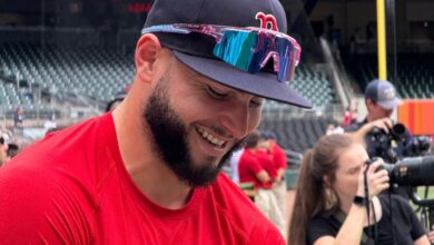 Wilyer Abreu es un jardinero de Medias Rojas de Boston
