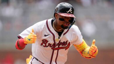 Ronald Acuña Jr. llegó a 13 jonrones en 2025