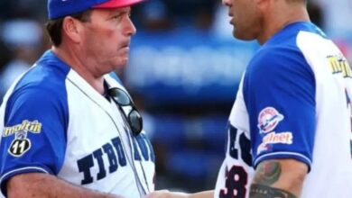 Bailey y Cabrera coincidieron en Tiburones de La Guaira