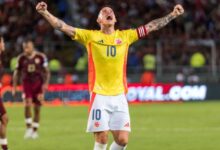 James Rofdríguez, de Colombia, fue líder de asistencias en el premundial sudamericano