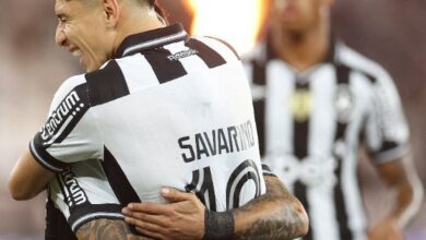Jefferson Savarino anotó el primer gol de Botafogo en el estadio Nilton Santos