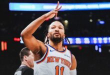 Jalen Brunson brilló en la cancha para Knicks