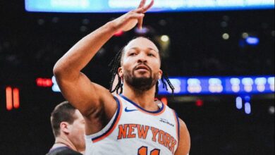 Jalen Brunson brilló en la cancha para Knicks