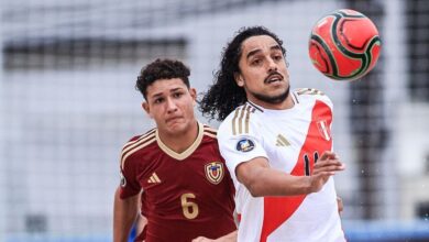 Venezuela le ganó a Perú en dos categorías
