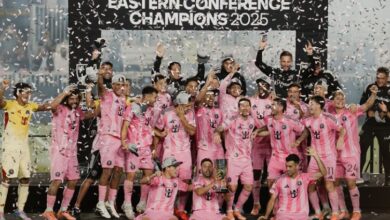 Telasco Segovia festejó con el resto de Inter Miami CF la conmquista del título de la Conferencia Este