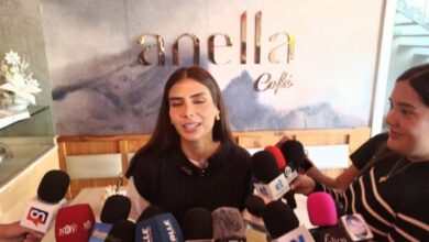 Alexandra Meza, dueña de Anella Café, invitó a los runners a participar en la caminata
