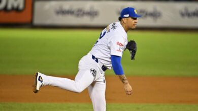 Bryan Mata lanzó primores para Magallanes en el duelo contra Aragua, disputado en Valencia