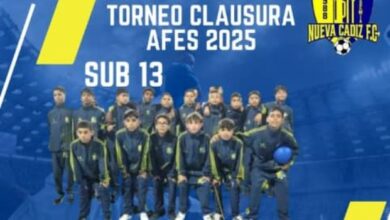 Nueva Cádiz consiguió el título de la categoría sub 13