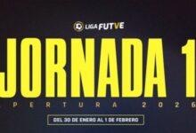 La Liga FUTVE ya definió los juegos de la jornada 1 del Torneo Apertura 2026