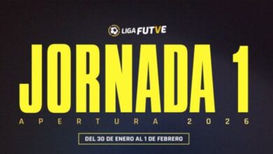 La Liga FUTVE ya definió los juegos de la jornada 1 del Torneo Apertura 2026
