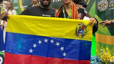 Miguel Antonio Ortega Villalobos (derecha) es un venezolano que brilla en el Jiu Jitsu