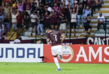 Edson Tortolero Jr. anotó el gol del triunfo para Carabobo FC frente a Huachipato FC