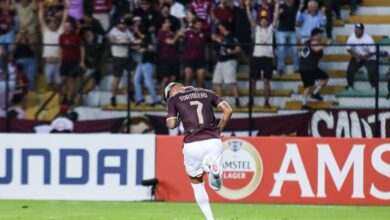Edson Tortolero Jr. anotó el gol del triunfo para Carabobo FC frente a Huachipato FC