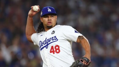 Brusdar Graterol es un lanzador de Dodgers de Los Ángeles que tiene 27 años
