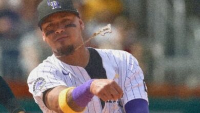 Orlando Arcia jugó con Rockies de Colorado en 2025