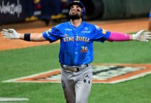 Renato Núñez despachó un jonrón en el estadio Monumental de Caracas-Simón Bolívar