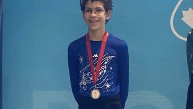 Ian Van Ruyven es un venezolano que practica patinaje sobre hielo