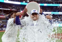 Andrés Giménez definió el choque a favor de Azulejos de Toronto en el Rogers Centre