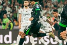 Eduard Bello marcó su primer gol con Atlético Nacional, tras ejecutar un penalti