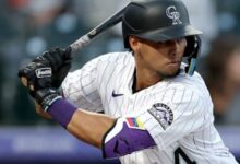 Ezequiel Tovar es un campocorto de Rockies de Colorado
