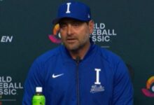 Francisco Cervelli es el mánager de Italia, que tiene foja de 3-0 en el WBC