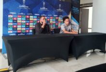 Daniel Farías y Maurice Cova, entrenador y volante del Carabobo FC, respectivamente, esperan un gran juego frente a Blooming en Valencia