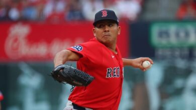Ranger Suárez tuvo una gran apertura en el Busch Stadium
