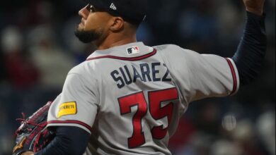 Robert Suárez es una grantía para el relevo de Bravos de Atlanta