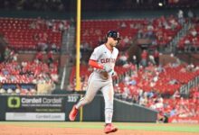 Brayan Rocchio disparó un jonrón en San Luis