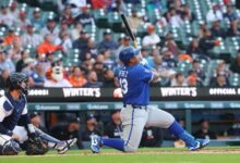 Salvador Pérez despachó un jonrón impulsor de tres carreras