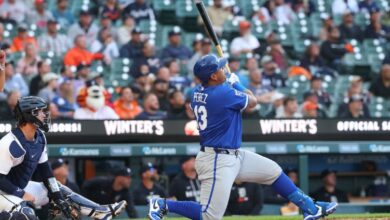 Salvador Pérez despachó un jonrón impulsor de tres carreras