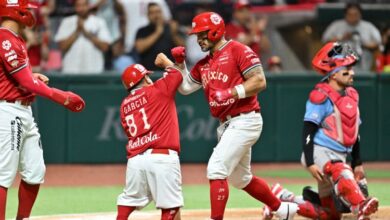 Franklin Barreto disparó dos jonrones y fue la figura de Diablos Rojos de México