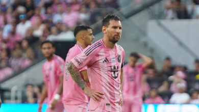 Lionel Messi se retira con molestias en el isquiotibial izquierdo en el partido Inter Miami contra Philadelphia Union por la MLS.