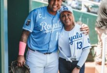 Salvador Pérez y su madre Yilda Díaz mantienen una relación muy especial