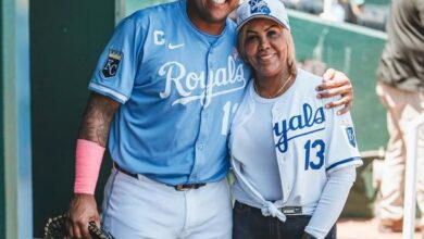 Salvador Pérez y su madre Yilda Díaz mantienen una relación muy especial