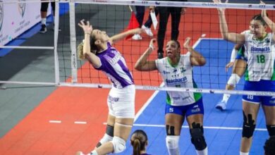 Sport Caracas Voley le ganó a Guácharas de Monagas en el gimnasio Gastón Portillo